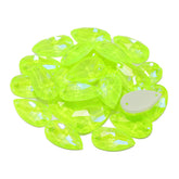 Electric Neon Jonquil Drop Shape High Quality Glass Sew-on Rhinestones WholesaleRhinestone